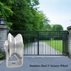 Stainless Steel V Groove Wheel Heavy Duty Pulley Smooth Rolling