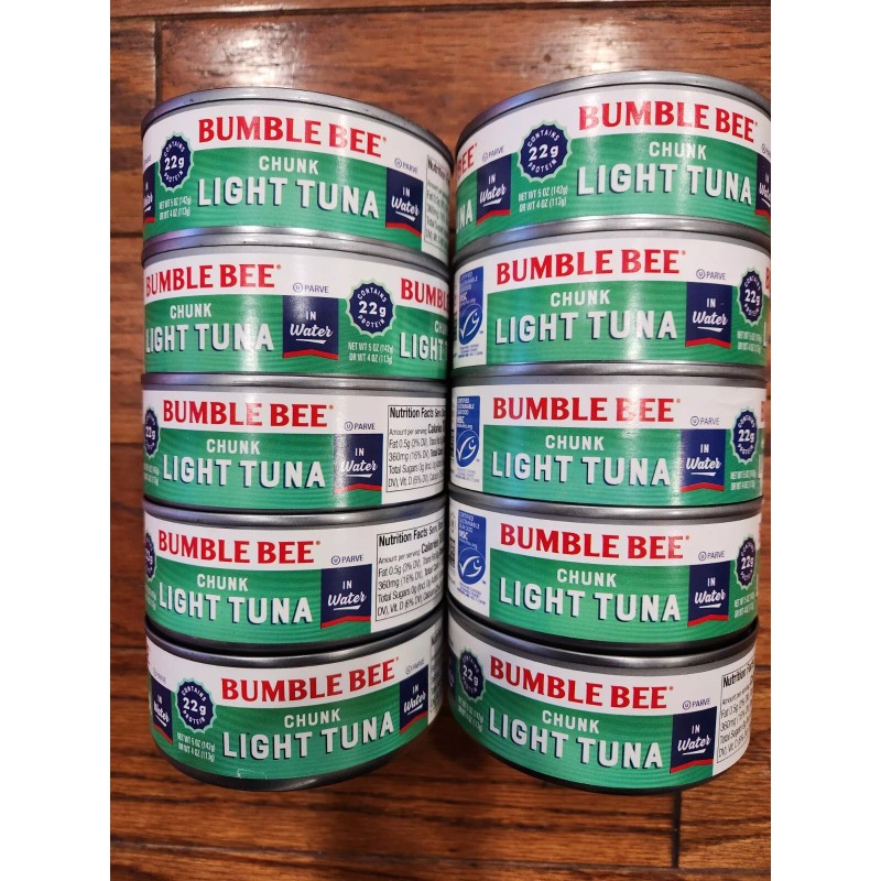 Bumble Bee 10 PACK OF CANS BUMBLE BEE CHUNK LIGHT