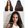 Julia Hair V Part Yaki Glueless Human Hair Wig Seamless