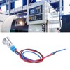 4 Sets PreWired Round LEDs Waterproof 2Color Signal Light Common