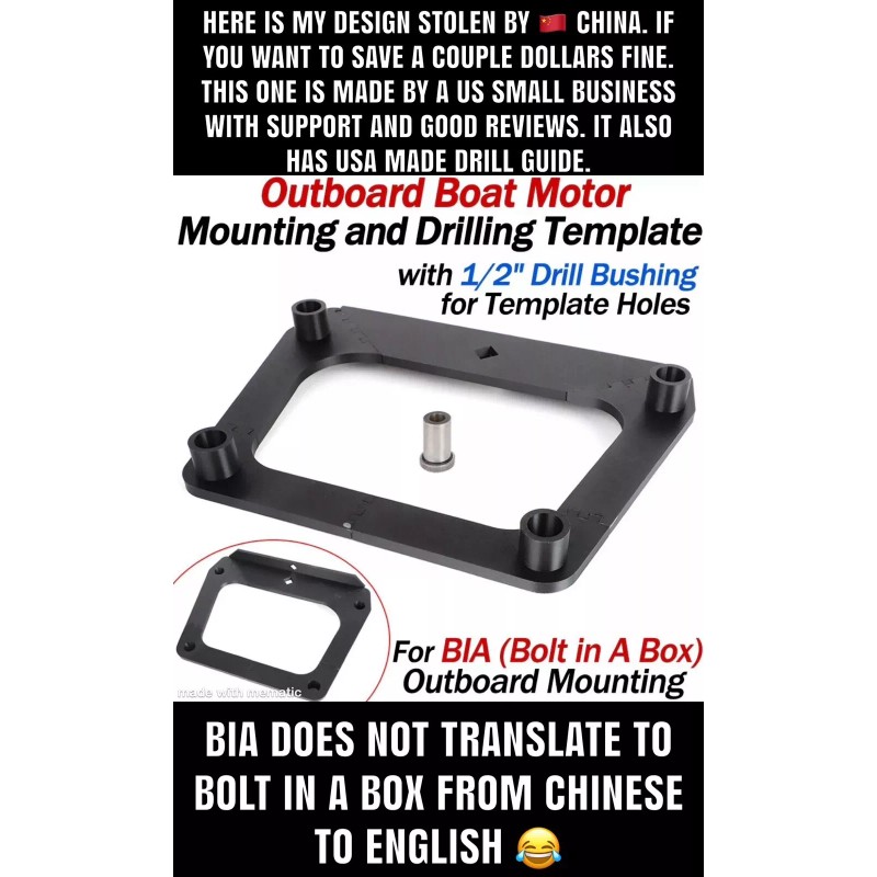 Linesider Fiberglass LLC The USA Made Outboard Boat Motor Mounting