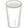 CFS 55018107 Stackable ShatterResistant Plastic Tumbler, 5 oz., Clear (Pack