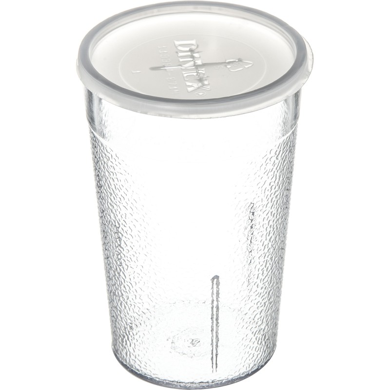 CFS 55018107 Stackable ShatterResistant Plastic Tumbler, 5 oz., Clear (Pack
