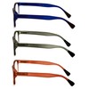 V.W.E. 3 Paris Lightweigh Round Reading Glasses - Spring Hinge