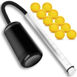 Xiozugibi Baseball & Softball Swing Trainer, Rope Baseball Batting Bat for Comprehensive Training, Includes Centrifugal Swing Trainer with 10 Foam Baseballs