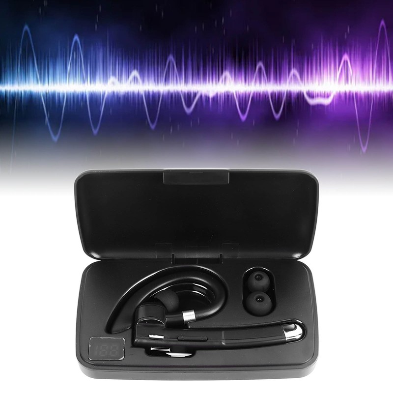 Bluetooth Earpiece Noise Canceling Waterproof Digital Power Display Wireless Headset