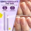 3pcs 3-in-1 네일 케어 펜 세라믹 팁이 있는 큐티클 오일