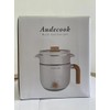 Audecook Audecook Hot Pot Electric with Steamer, 1.5L Portable Nonstick