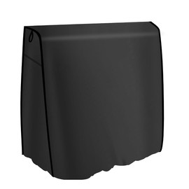 Outdoor Kids Water Table Dust Cover With 3 Sandbag,Windproof,Anti-UV,Waterproof,Fit for Step2 Rain Showers Splash Pond Water Table/Tropical Rainforest/Rain Showers & Unicorns Kids Water Tables (Black)