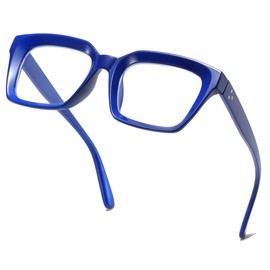 aisswzber Blue Light Blocking Glasses,Computer Reading/Gaming/TV/Phones Glasses for Women Men Thick Square Frame