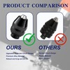 Pack of 3 drill chucks for Dremel, keyless drill chuck