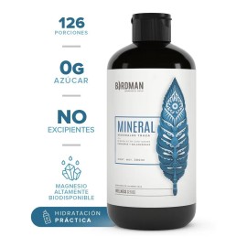 Birdman Minerales Traza | Magnesio, Cloruro y Sulfato | Hidratación Efectiva | Sin Conservadores | 300ml