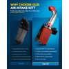 PHILTOP 3" Cold Air Intake Kit System Compatible with Honda
