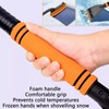 Car Ice Scraper with Snow Brush, 2-in-1 Car Ice Scraper,