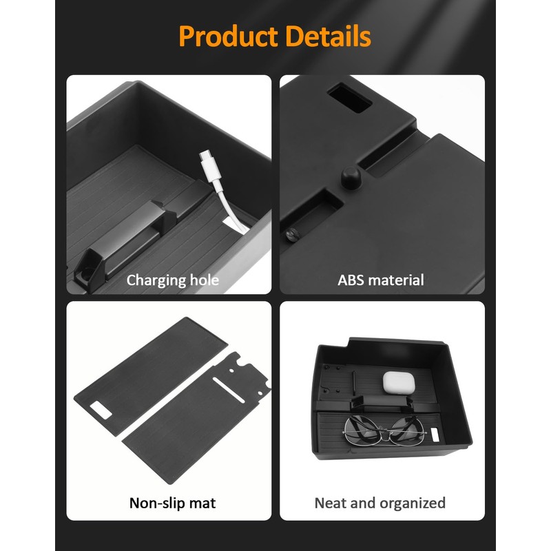 CDEFG for GMC Acadia 2024 2025 2026 Accessories Center Console