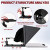 GEIMRSY i7 /14-inch teleprompter with Remote Control, Adjustable Camera mounting