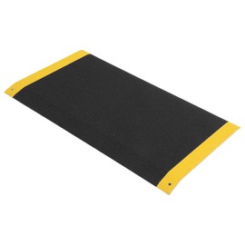 OCPTY Portable and Anti-Slip Surface Wheelchair Ramp for Doorway Rated 600LBS Weight Capacity, Aluminum Threshold Ramp 15.7" L x 31.5" W