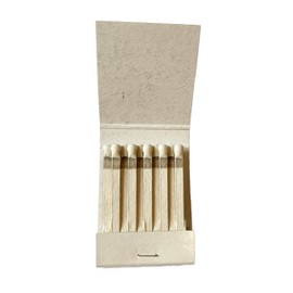 Book of Matchbooks (White) by Cartwright, 1000 Matches Total, 20 Matches per Book, 50 Books
