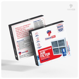 ForeverPRO LT120F Air Cleaner Filter Assembly with Reminding Timer fit Kenmore Elite 469918 for LG Refrigerator ADQ73214404 ADQ73214402 ADQ73214406 9918