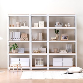 Home Dent House 5-tier width 1200 x depth 500 x height 1800 shelf, black angle (separating column) / 홈던트하우스 5단 가로1200x깊이500x높이1800 선반, 블랙앵글(분리기둥)