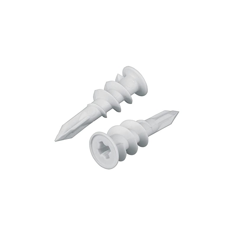 Fiero TAQ-1/2TP, Bolsa con 100 taquetes de plástico 1/2", para