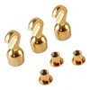 HQPARRTS for Grandfather Clock Weight Shell Hook and Nut Set