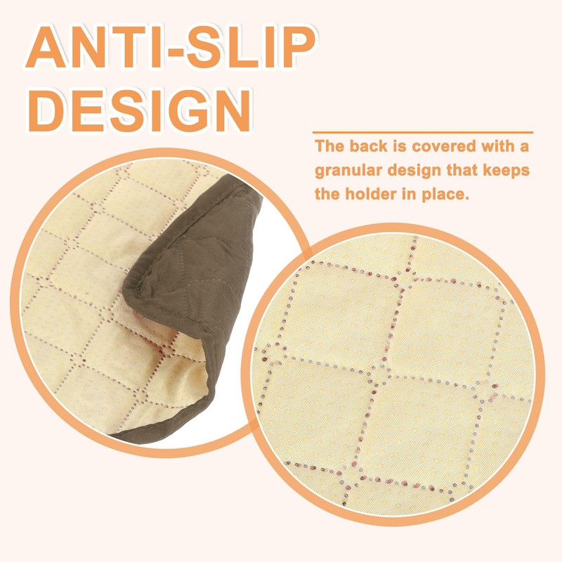 sourcing map Couch Sofa Armrest Organizer Non-Slip Chair Arm Recliner