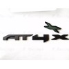 Auto Front Grill Matte Black AT4X OVERLAY Emblem 2023+GMC Sierra