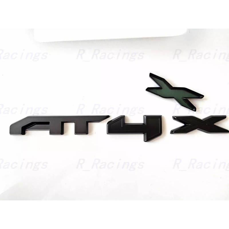 Auto Front Grill Matte Black AT4X OVERLAY Emblem 2023+GMC Sierra