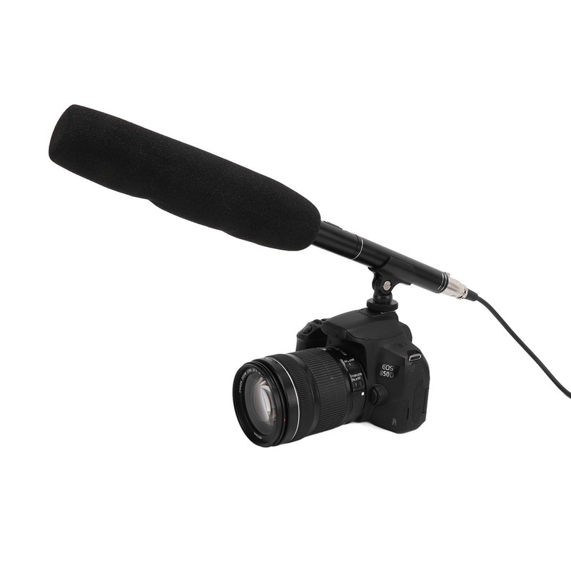 Interview Microphone Wired Portable Small Rustproof Anti Interference High Sensitivity