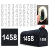 Mailbox Numbers for Outside, 50 Pcs Reflective Number Stickers with
