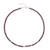 Unique Gems Subtle Gemstone Women's Necklaces Choker 38 cm Short