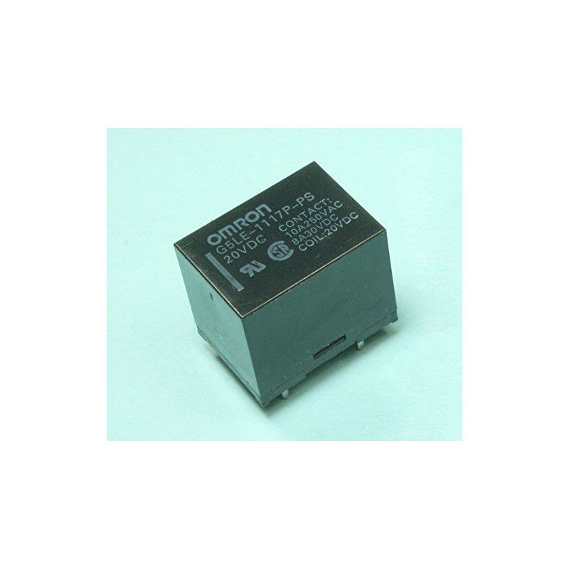 (RR #20) 6pcs Omron Relay 20vdc SPST G5LE-1117P-PS 10A 250vac,