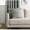 OHS Cushion Covers 2 Pack, 45x45 Woven Check Cushion Covers