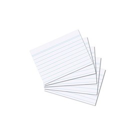 Herlitz A8 Lined Index Cards