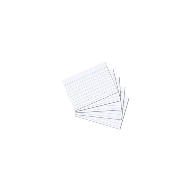 Herlitz A8 Lined Index Cards