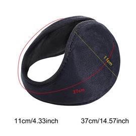 LJJCSFF 4 Pcs Unisex Earmuffs Winter Warm Outdoor Ear Muffs Windproof Plush Earmuffs Fleece Ear Warmers Ear Protector Covers For Women Men