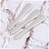 Ipetboom 3sets Metal Makeup Spatula Mini Beauty Scoop for Face