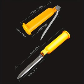 AIMALL Adjustable Fishing Rod Holder Stand – Sturdy Stainless Steel Ground Spike Rack, Foldable Bank Stick Support for Riverbank, Lakeside & Beach, 13.77in Length