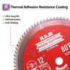 HOJR 6-1/2" to 12" TCT，12" 80 Tooth Circular Saw Blade,