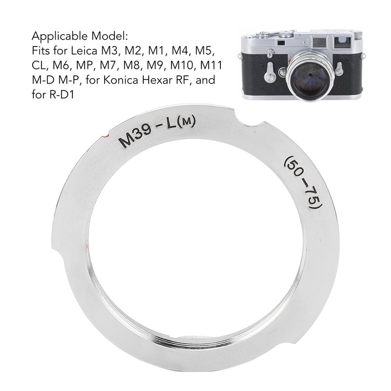M39‑LM Lens Adapter Ring Aluminium Alloy High Precision Lens Adapter