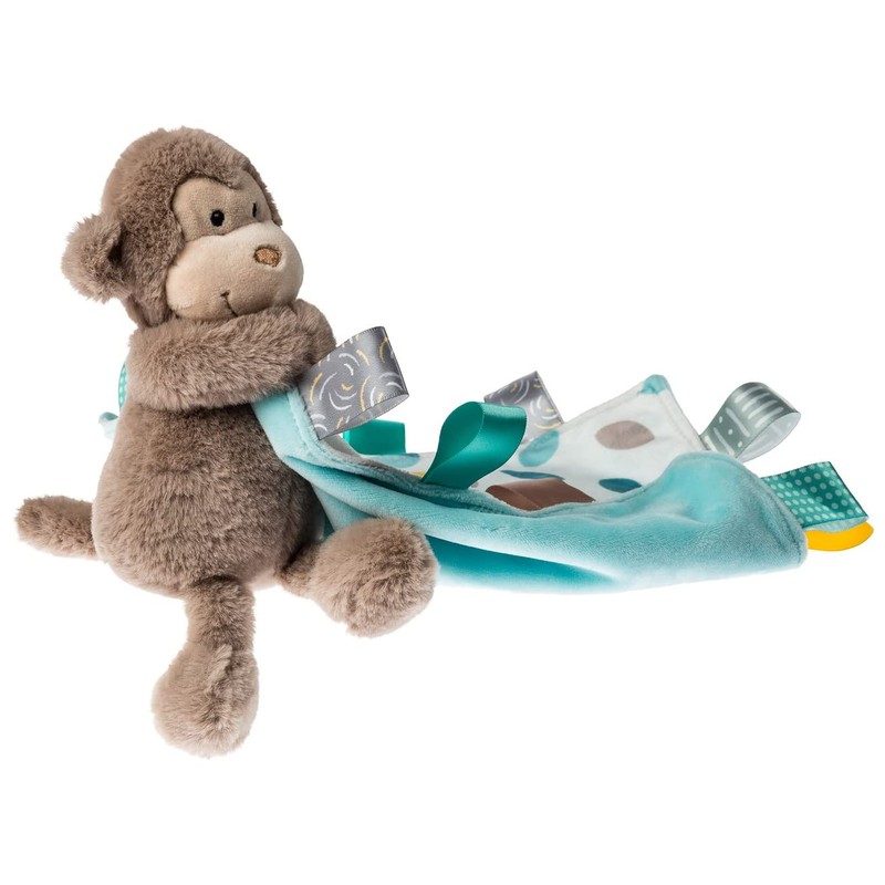 Taggies Cuddlebud Lovey Security Blanket, 9 x 9-inches, Monkey