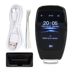 Aramox TK900 LCD Touch Screen Smart Key Remote Control, Universal Keyless Car Remote Control with Start/Stop Function for Vehicles with Keyless Entry System (Black)