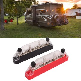 Bloque de Distribución de Energía Terminal de Distribución de Energía Terminal Bus Bar Distribución de Energía Busbar 1 par Bloque de Distribución de Energía 10 (4 espárragos M6,