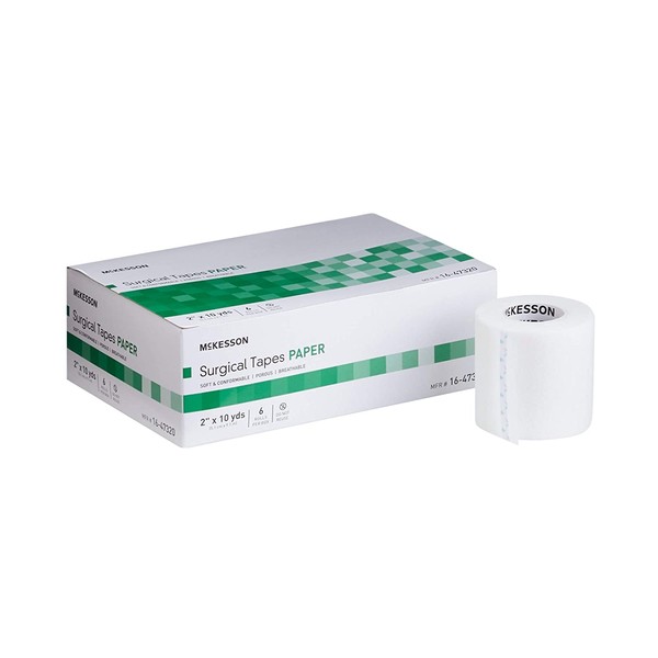 McKesson Medical Tape 2" X 10 Yds. 16-47320, 1 Box, 6 Rolls/Box