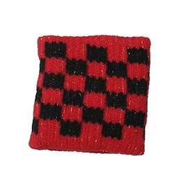 Freak Scene Finger-Sweatband - black-red chequered