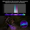 Acisa UV Blacklight Flashlight - 365nm and 395nm Black Light