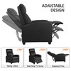 Yaheetech Recliner Chair PU Leather Recliner Sofa Home Theater Seating