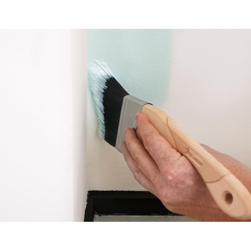 ROLLINGDOG Cutting In Brush- 3 Inch Angled Paint Brushes for