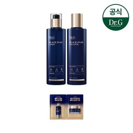 Dr.G Black Snail Special Set (Toner 150mL + Emulsion 150mL) + (GIFT) Black Snail 2-Row Sachets / 닥터지 블랙 스네일 스페셜 세트(토너150mL+에멀전 150mL)+(GIFT)블랙스네일 2열 샤쉐